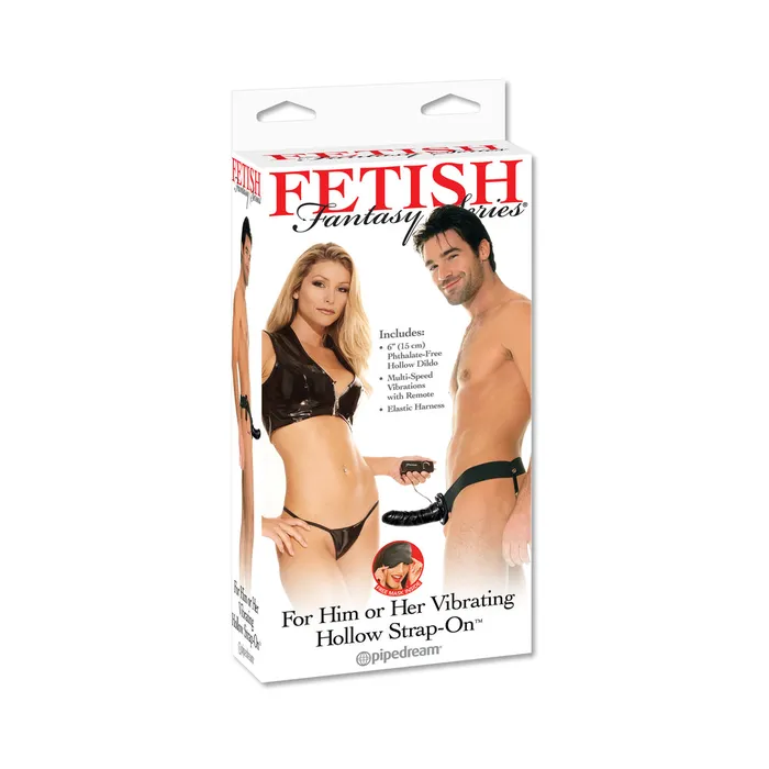 Fairvillacom Female Sex Toys Fetish Fantasy For Him Or Her Vibrating Hollow Strap On Black