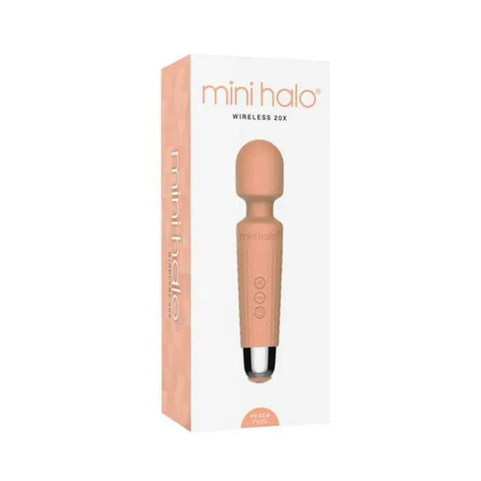Fairvillacom Female Sex Toys Mini Halo Wireless Wand 20x Silicone Peach Fuzz Fairvillacom Female Sex Toys Mini Halo Wireless Wand 20x Silicone Peach Fuzz