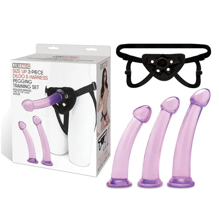 Fairvillacom Female Sex Toys Size Up 3Piece Dildo And Harness Pegging Training Set Fairvillacom Female Sex Toys Size Up 3Piece Dildo And Harness Pegging Training Set