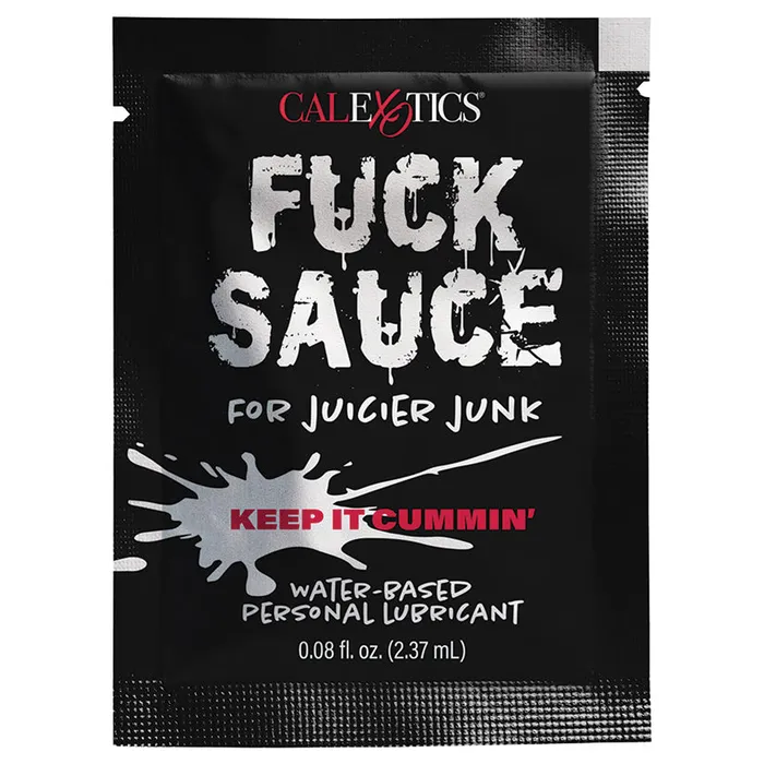 Fairvillacom Lubricants Fuck Sauce Water Based Personal Lubricant Sachet 08 oz