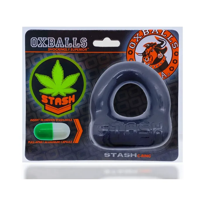 Fairvillacom Male Sex Toys Oxballs Stash Cockring With Aluminum Capsule Insert