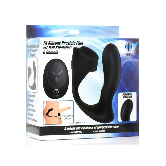 Fairvillacom Male Sex Toys Trinity Men 7X Silicone Prostate Plug W Ball Stretcher Remote Fairvillacom Male Sex Toys Trinity Men 7X Silicone Prostate Plug W Ball Stretcher Remote