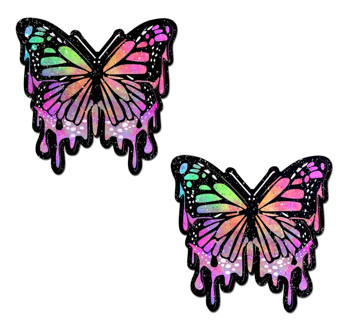 Fairvillacom PASTEASE TRIPPY BUTTERFLY MELT RAINBOW GLITTER Anal
