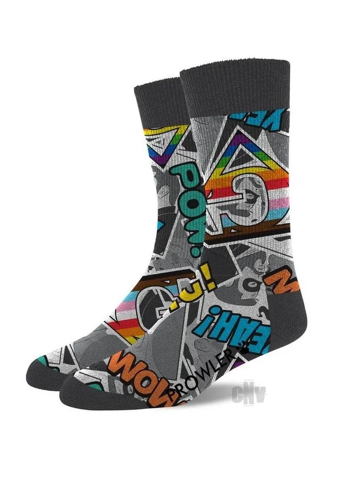 Fairvillacom Prowler Comic Book Socks Multicolor Vibrators