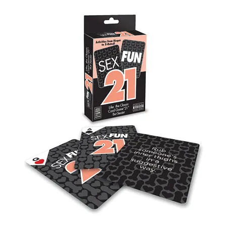 Fairvillacom Sex Fun 21 Card Game Couples