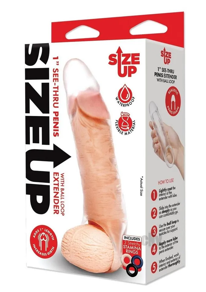 Fairvillacom Su Clear View Penis Extend Classic 1 Male Sex Toys