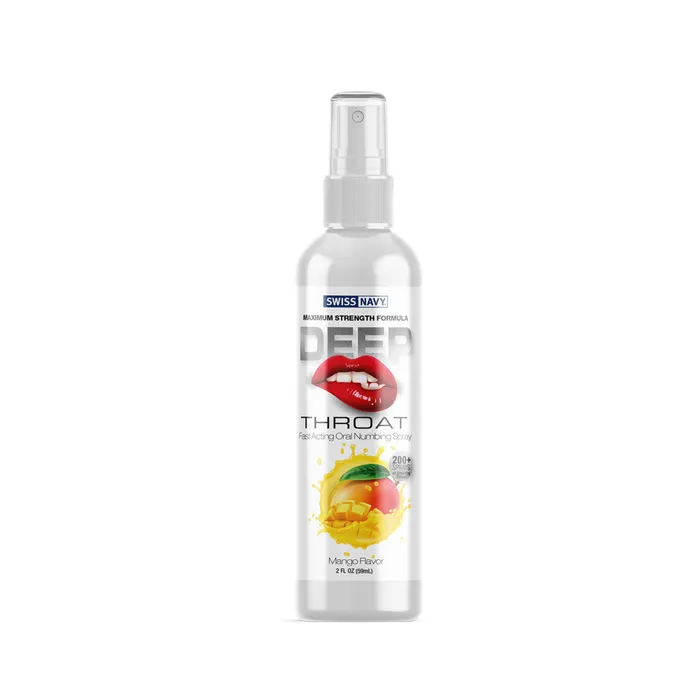 Fairvillacom Swiss Navy Deep Throat Spray Mango 2 oz Male Sex Toys