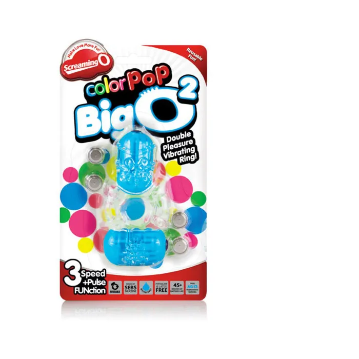 Fairvillacom Vibrators Colorpop Big O 2 Blue Each
