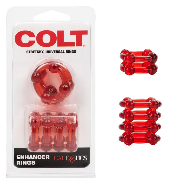 Fairvillacom Vibrators COLT Enhancer Rings Red