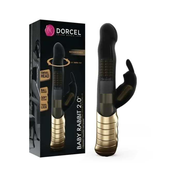 Fairvillacom Vibrators Dorcel Baby Rabbit BlackGold