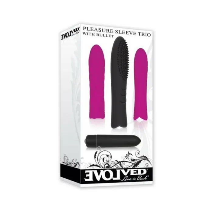 Fairvillacom Vibrators Evolved Pleasure Sleeve Trio wBullet