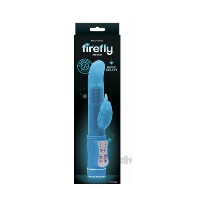 Fairvillacom Vibrators Firefly Jessica Rotating Rabbit Vibrator Blue