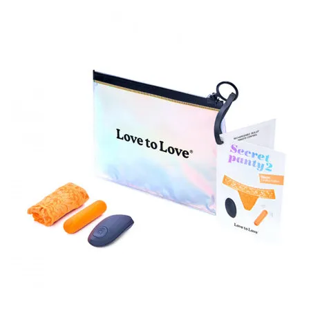 Fairvillacom Vibrators Love to Love Secret Panty Vibe 2 Neon Orange