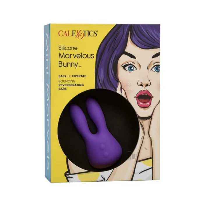 Fairvillacom Vibrators Mini Marvels Marvelous Silicone Bunny Massager Purple