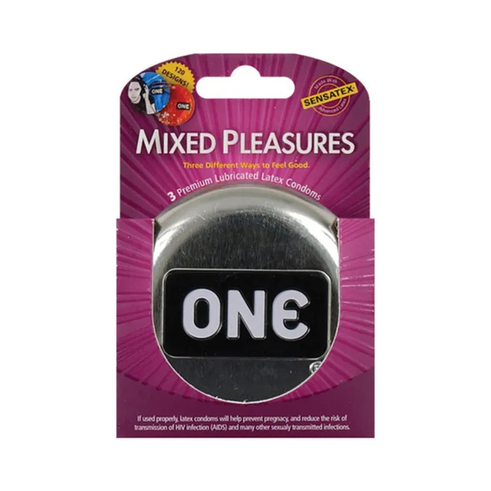 Fairvillacom Vibrators One next generation mixed pleasures condoms box of 3