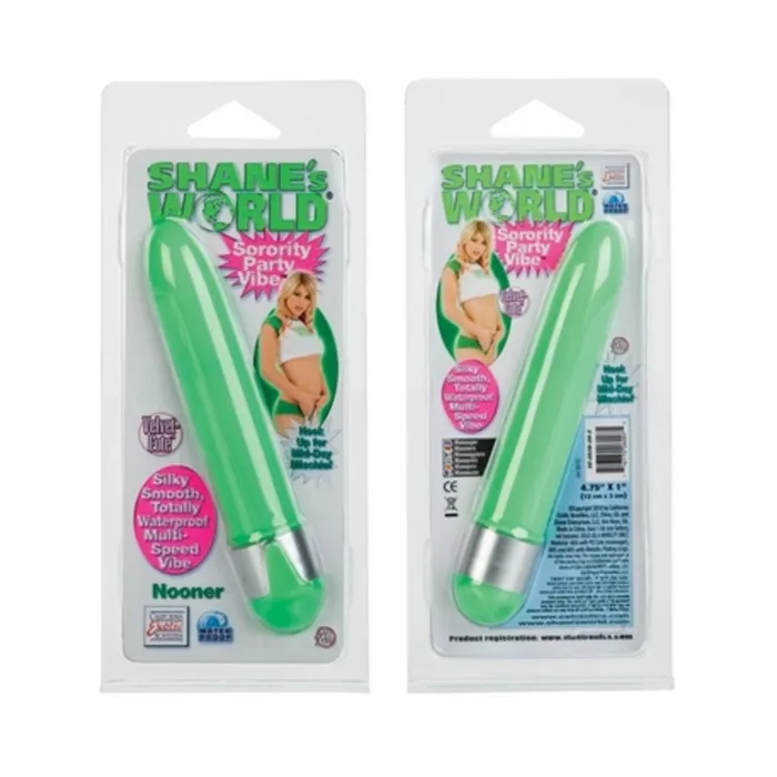 Fairvillacom Vibrators Shanes World Sorority Party Vibe Nooner Green