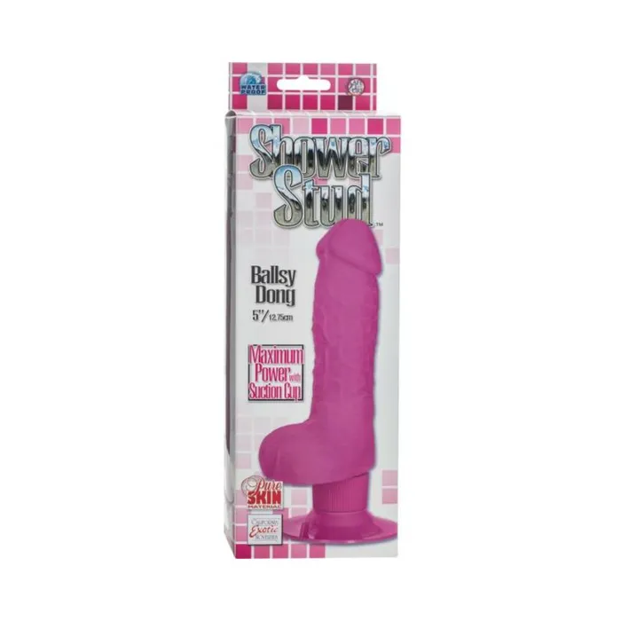 Fairvillacom Vibrators Shower Stud Ballsy Dong Pink Vibrator Fairvillacom Vibrators Shower Stud Ballsy Dong Pink Vibrator