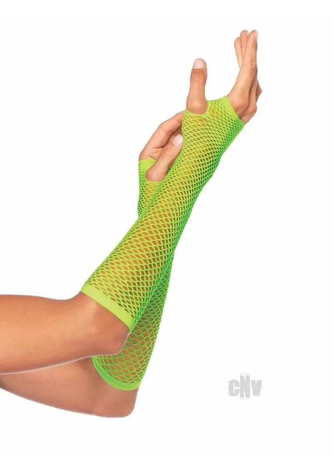 Fairvillacom Vibrators Triangle Net Fingerless Gloves Os Grn