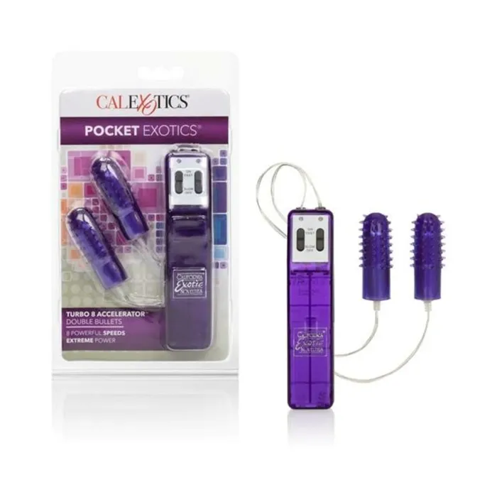Fairvillacom Vibrators Turbo 8 Accelerator Double Bullets Lavender