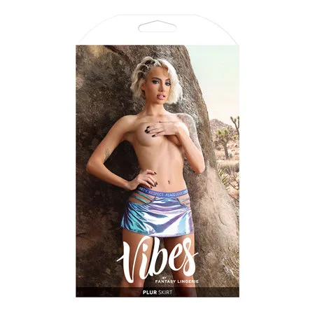 Fairvillacom Vibrators Vibes Plur Skater Skirt Iridescent SM