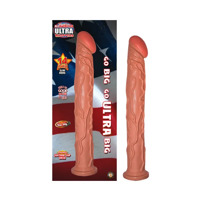 Female Sex Toys All Amer Ultra Whopper 14in Slim White Fairvillacom