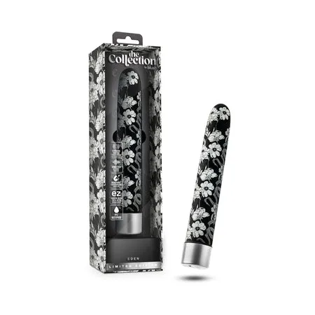 Female Sex Toys Blush The Collection Eden Limited Edition Rechargeable 7 in Vibrator Black Female Sex Toys Blush The Collection Eden Limited Edition Rechargeable 7 in Vibrator Black