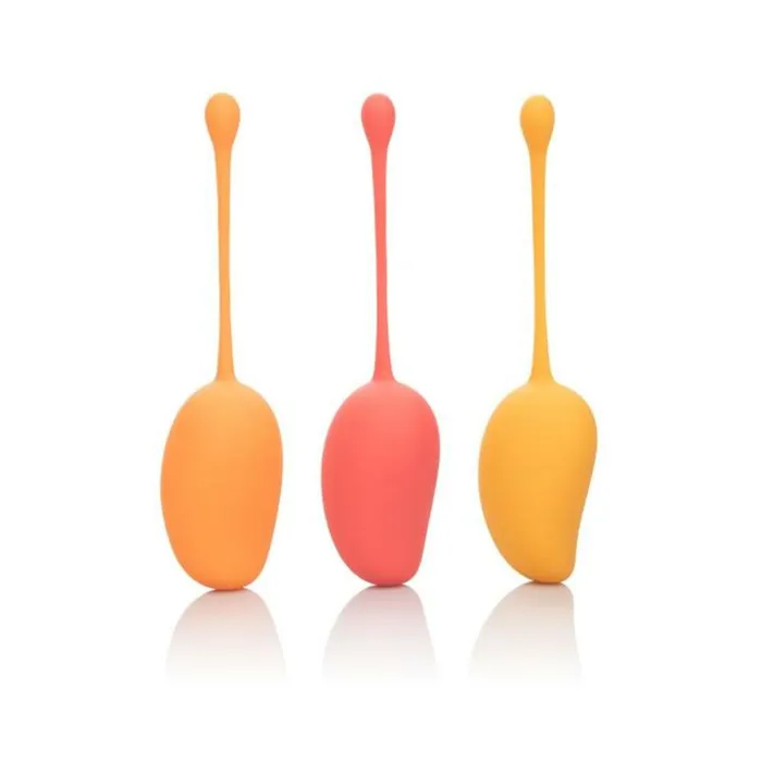 Female Sex Toys Fairvillacom Kegel Training Set Mango 3 Piece