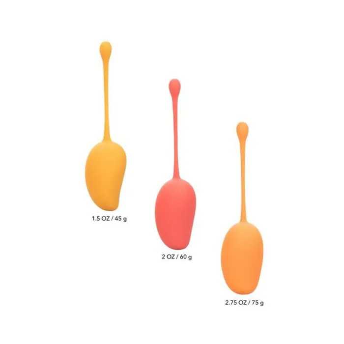 Female Sex Toys Fairvillacom Kegel Training Set Mango 3 Piece Female Sex Toys Fairvillacom Kegel Training Set Mango 3 Piece