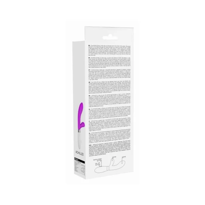 Female Sex Toys Fairvillacom Luna Neon Achilles Ultrasoft Silicone Dual Stimulator Fuchsia