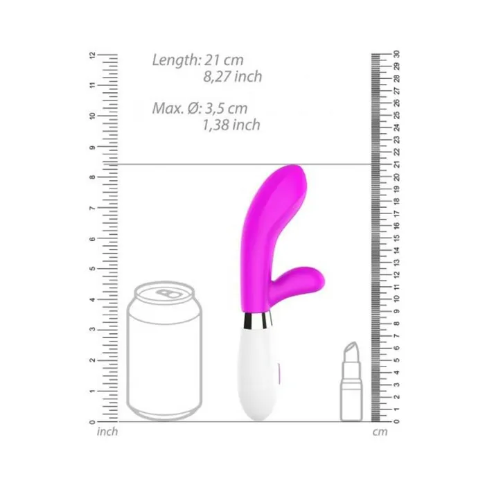 Female Sex Toys Fairvillacom Luna Neon Achilles Ultrasoft Silicone Dual Stimulator Fuchsia