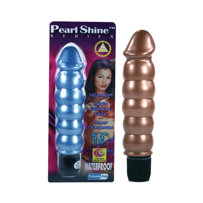 Female Sex Toys Fairvillacom Pearl Sheen Ribbed Vibrator