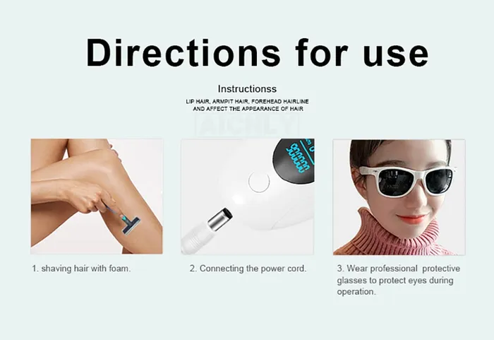 Female Sex Toys IPL Laser Hair Removal Machine with LED display panel 900000 flash ShhhOb