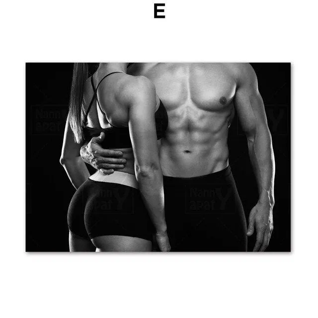 Female Sex Toys ShhhOb Sexy fitness photography printed on canvas Choose from 5 images