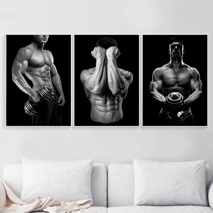 Female Sex Toys ShhhOb Sexy fitness photography printed on canvas Choose from 5 images