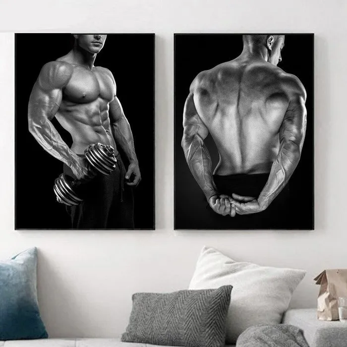 Female Sex Toys ShhhOb Sexy fitness photography printed on canvas Choose from 5 images