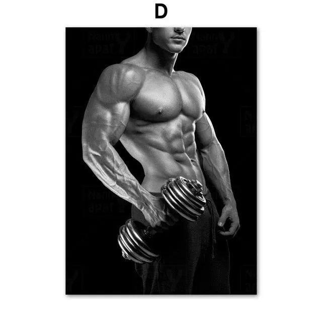 Female Sex Toys ShhhOb Sexy fitness photography printed on canvas Choose from 5 images
