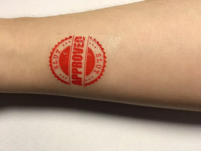 Female Sex Toys ShhhOb Temporary waterproof tattoos for BDSM slaves Approved Slut Female Sex Toys ShhhOb Temporary waterproof tattoos for BDSM slaves Approved Slut