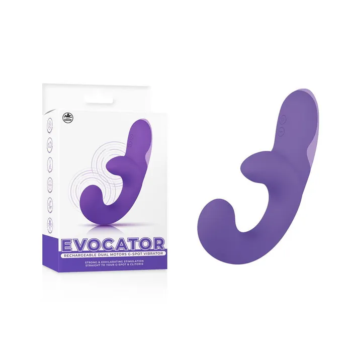 Female Sex Toys ShhhWndsr Evocator GSpot Vibrator with Clit Stimulation Purple Female Sex Toys ShhhWndsr Evocator GSpot Vibrator with Clit Stimulation Purple