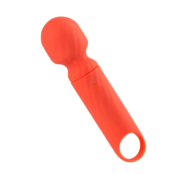 Female Sex Toys ShhhWndsr Maia DOLLY Mini Wand Vibrator Orange