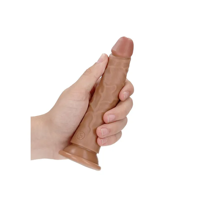 Female Sex Toys ShhhWndsr REALROCK Realistic Slim Dildo 155 cm Tan