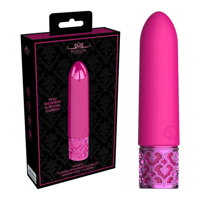 Female Sex Toys ShhhWndsr ROYAL GEMS Imperial Silicone Rechargeable Bullet Pink Female Sex Toys ShhhWndsr ROYAL GEMS Imperial Silicone Rechargeable Bullet Pink