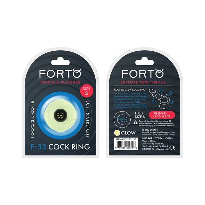 Forto F33 17mm 100 Liquid Silicone Cring Fairvillacom Male Sex Toys