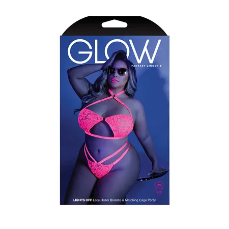 Glow Black Light Halter Bandeau Cage Panty Neon Pink QN Fairvillacom Vibrators Glow Black Light Halter Bandeau Cage Panty Neon Pink QN Fairvillacom Vibrators