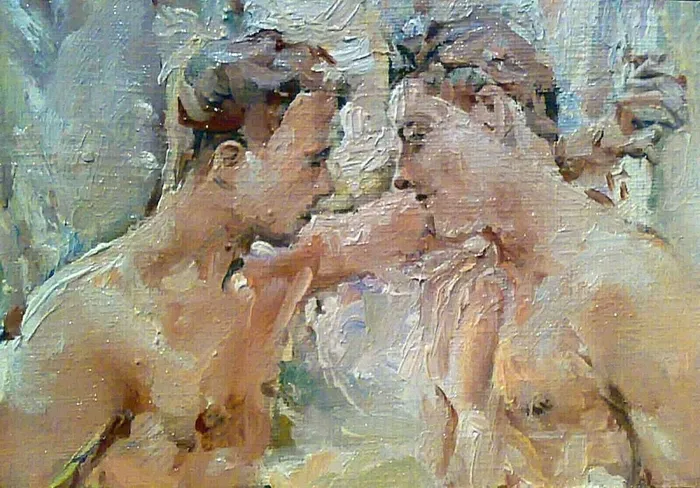 Imminent Oil painting printed on canvas ShhhOb Female Sex Toys