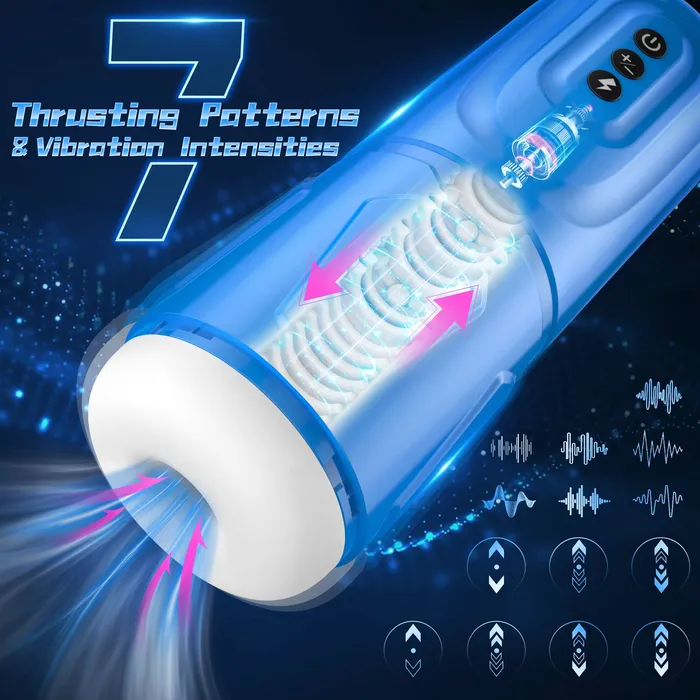 Jane Thrusting Male Masturbator with Vibration KERERO Male Sex Toys