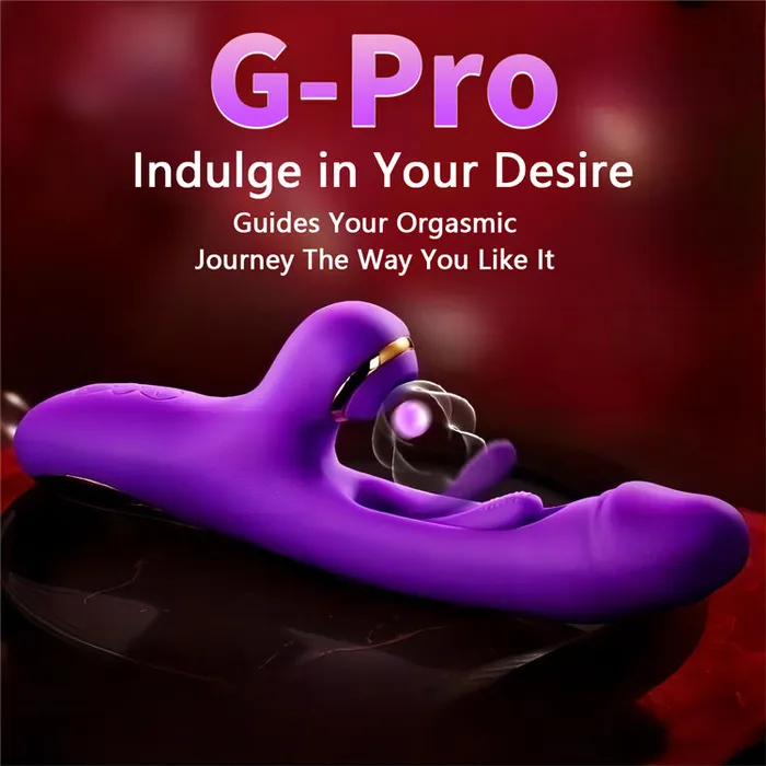 KERERO Female Sex Toys GPro Vibrator with Flapping Vibration Clitoral Suction KERERO Female Sex Toys GPro Vibrator with Flapping Vibration Clitoral Suction