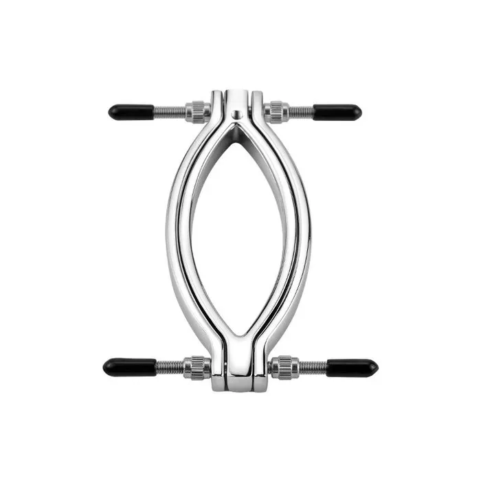 Labia clamp speculum in Stainless Steel plastic ends ShhhOb Dildos
