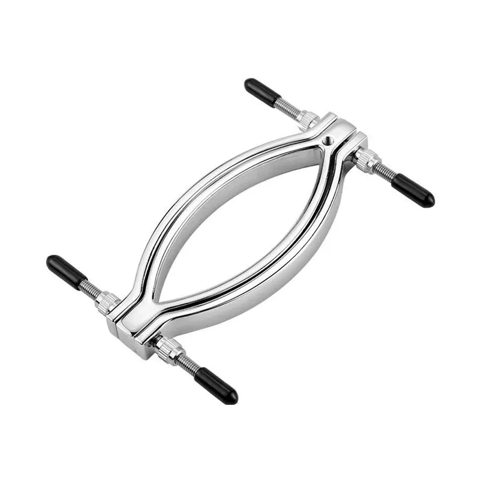 Labia clamp speculum in Stainless Steel plastic ends ShhhOb Dildos
