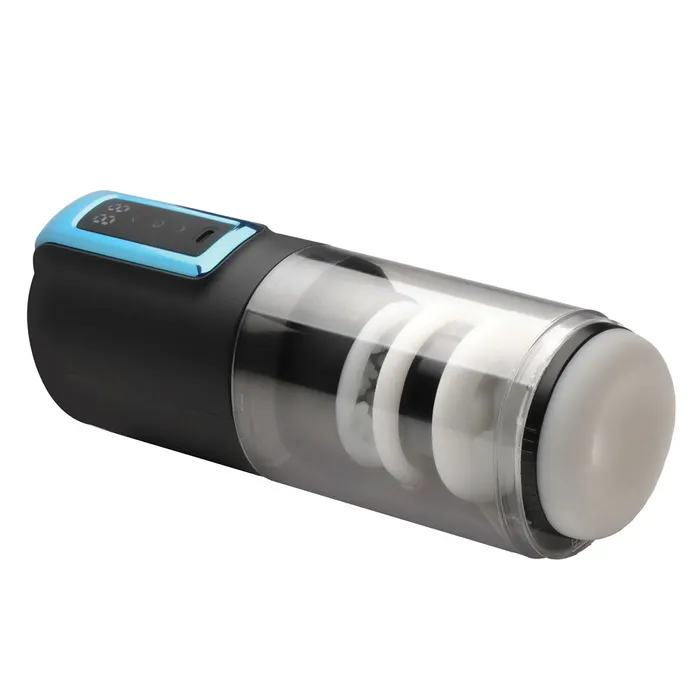 LoveBotz The Milker RotoStroke USBR Thrusting Rotating Male Masturbator ShhhWndsr Male Sex Toys