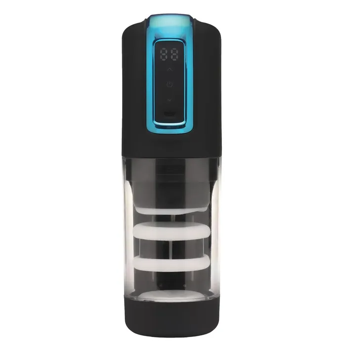 LoveBotz The Milker RotoStroke USBR Thrusting Rotating Male Masturbator ShhhWndsr Male Sex Toys